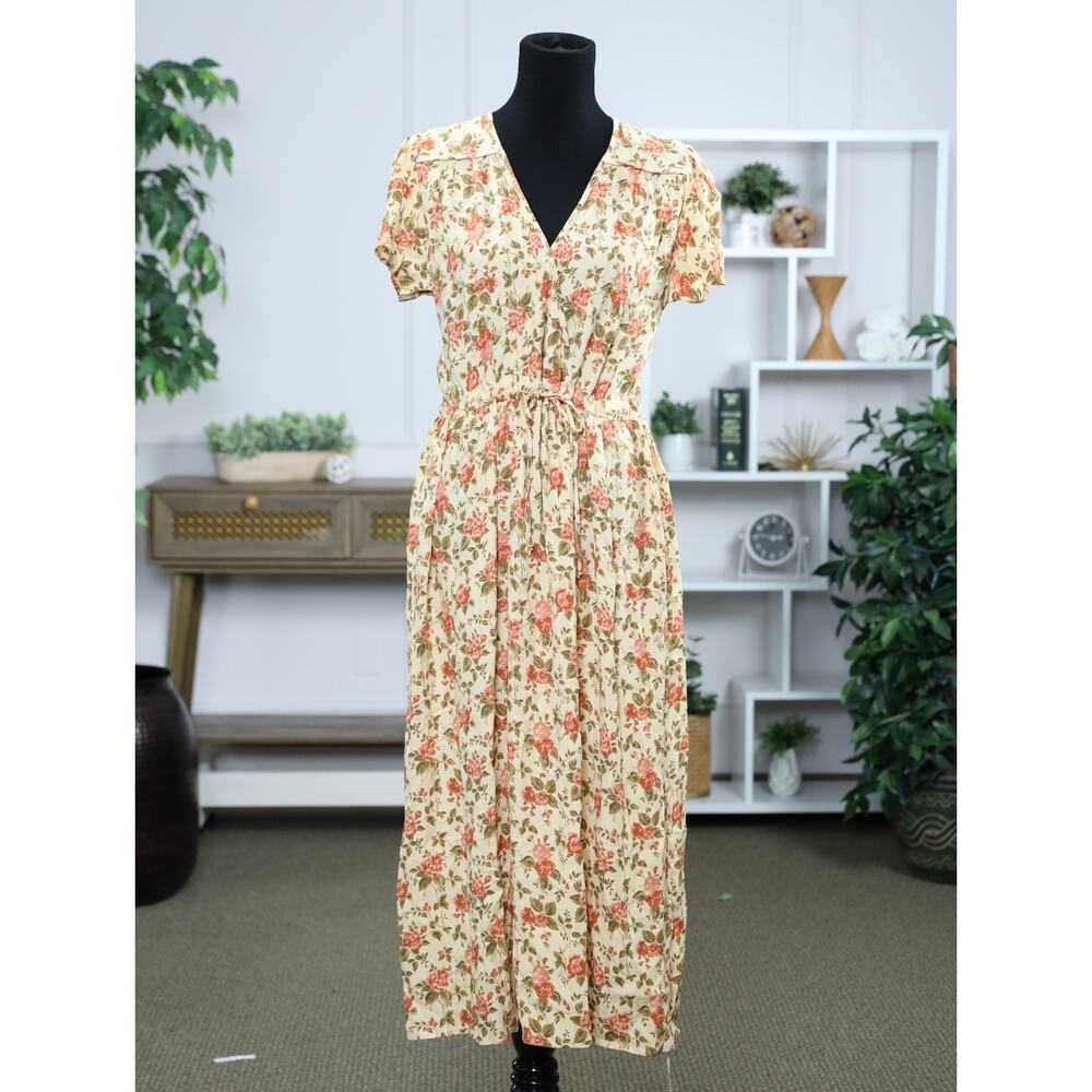 Cottagecore Prairie Boho Christy Dawn Simple Dawn Maxi Dress English Rose M NWT - Picture 4 of 16